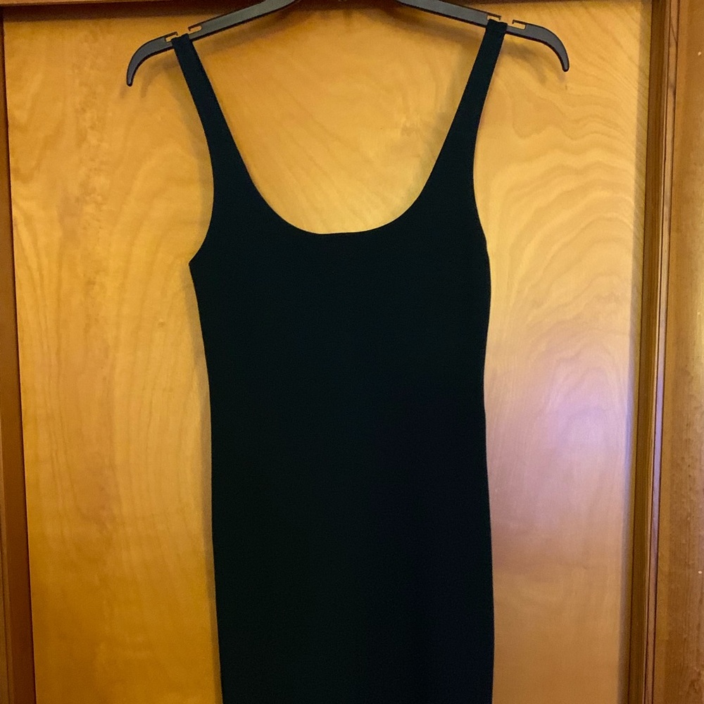 Green bodycon midi dress
